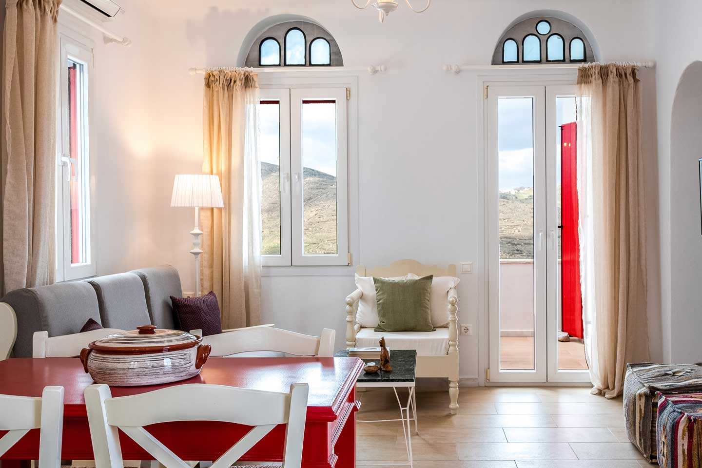 Pirgos suites luxury accommodation at Tinos